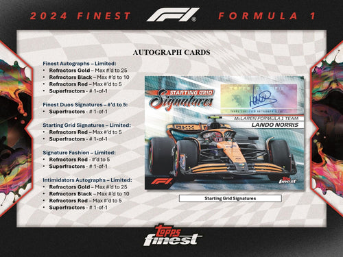 Topps Finest Formula 1 2024 - Hobby Box