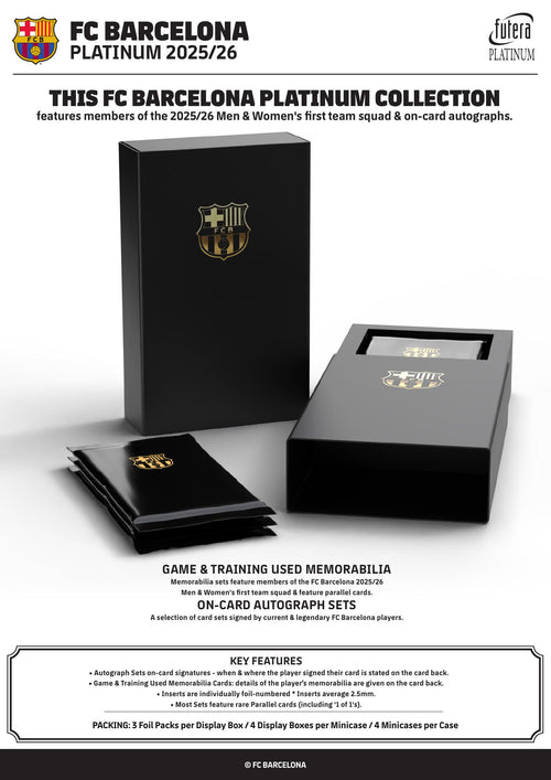 Futera Barcelona Platinum 2025/26 - Hobby Box