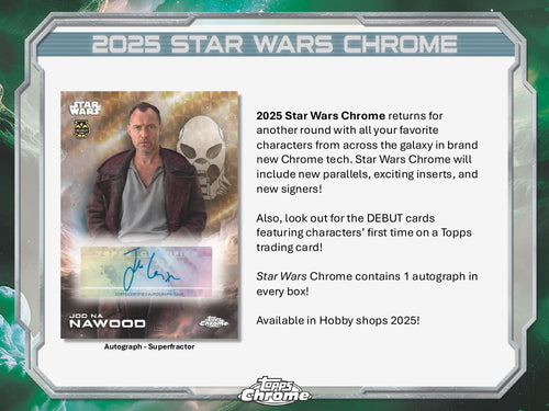 Topps Chrome Star Wars 2025 - Hobby Box