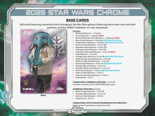Topps Chrome Star Wars 2025 - Hobby Box