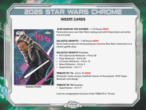 Topps Chrome Star Wars 2025 - Hobby Box