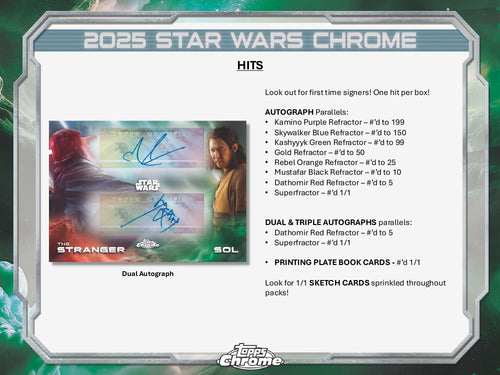 Topps Chrome Star Wars 2025 - Hobby Box