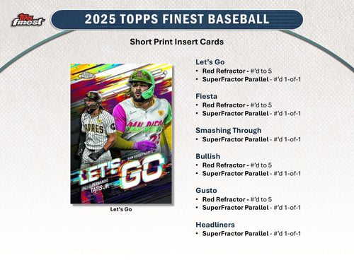 Topps Finest Baseball 2025 - Hobby Box
