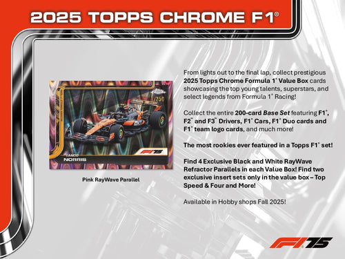 Topps Chrome Formula 1 2025 - Value Box