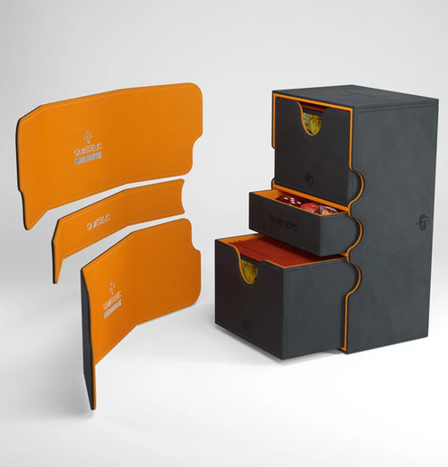 Gamegenic: Stronghold Convertible Exclusive Line - Black/Orange XL (200+)