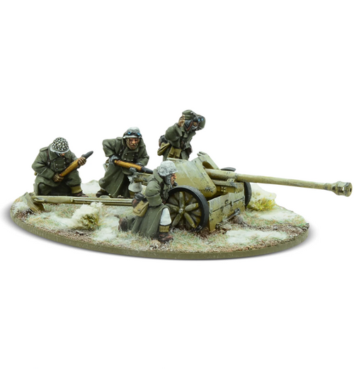 Bolt Action: German Heer - 75mm Pak 40 Anti-Tank Gun (Winter) (Eng)