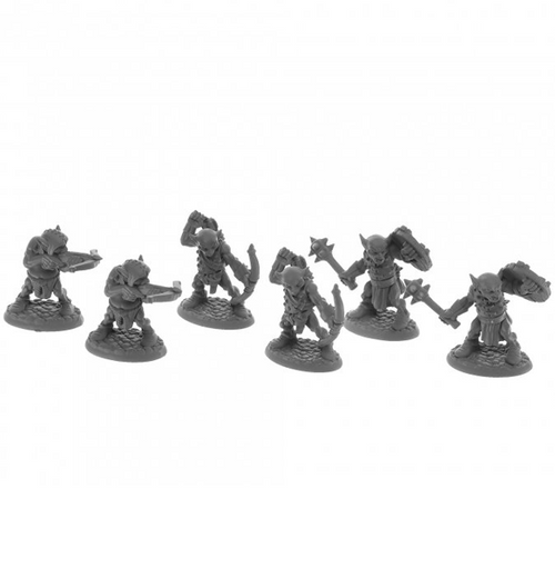 Reaper Bones: Goblin Pillagers (6 stk)