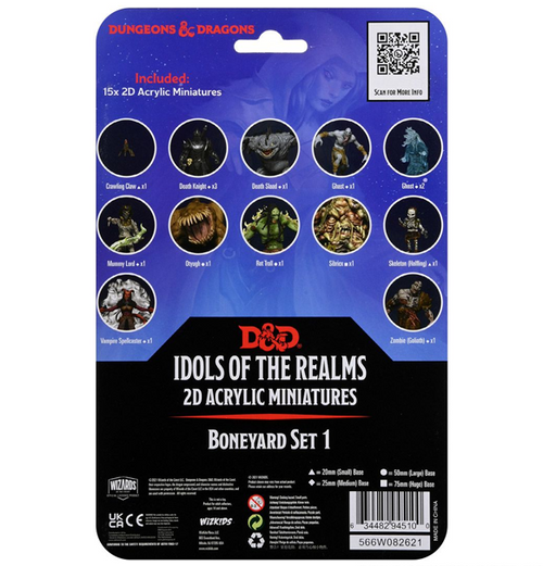 Dungeons & Dragons: 5th Ed. - Idols of the Realms: Boneyard Set 1 - 2D