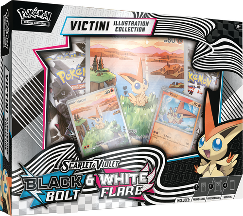 Pokemon Scarlet & Violet 10.5 - Black Bolt & White Flare - Victini Illustration Collection