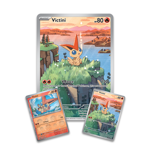 Pokemon Scarlet & Violet 10.5 - Black Bolt & White Flare - Victini Illustration Collection