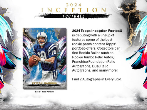 Topps Inception Football 2024 - Hobby Box