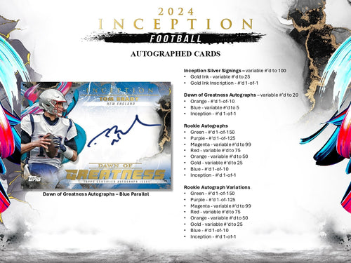Topps Inception Football 2024 - Hobby Box