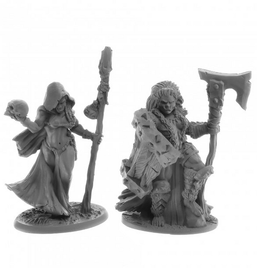 Reaper Bones USA: Jade Fire Leaders (2 stk)