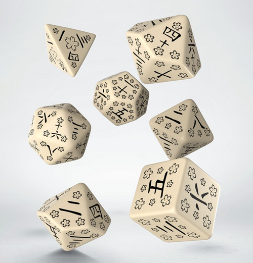 Japanese: Polyhedral Dice Set - Last Words Stone