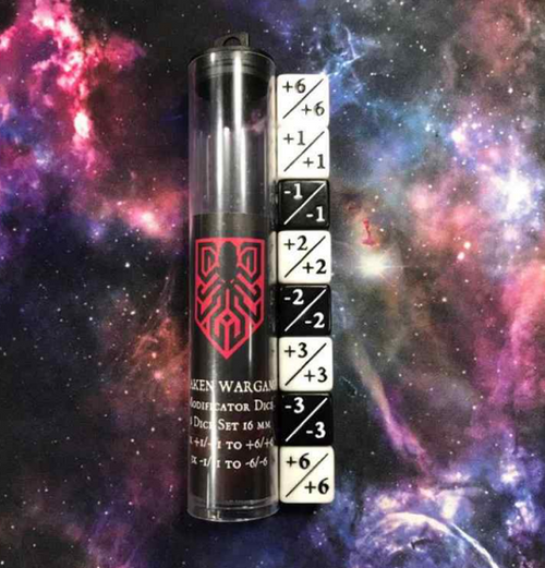 Kraken Wargames Dice Plus/Minus D6