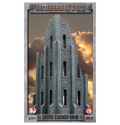 Battlefield in a box: Large Corner Ruin