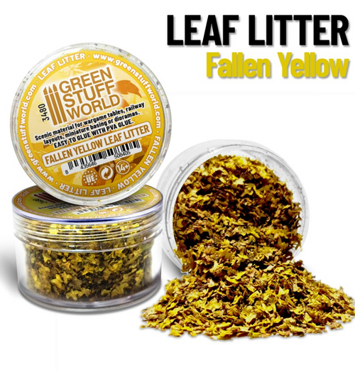 Green Stuff World: Leaf Litter - Fallen Yellow