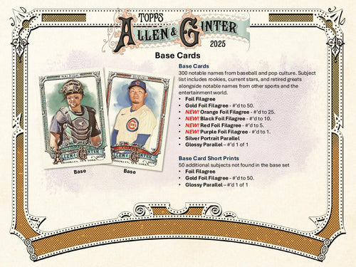 Topps Allen & Ginter Baseball 2025 - Value Box