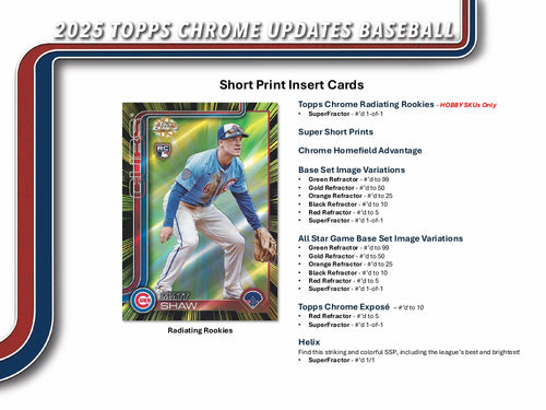 Topps Chrome Updates Baseball 2025 - Breakers Delight
