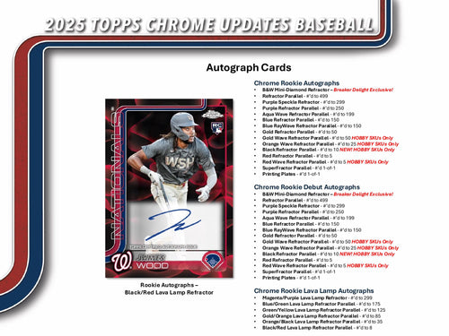 Topps Chrome Updates Baseball 2025 - Breakers Delight