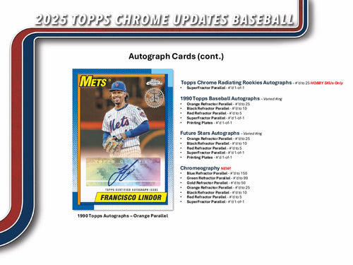 Topps Chrome Updates Baseball 2025 - Jumbo Box