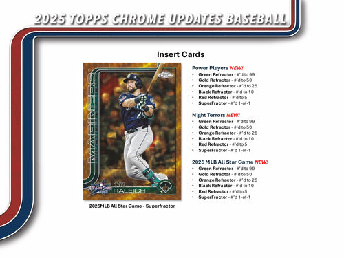 Topps Chrome Updates Baseball 2025 - Mega Box
