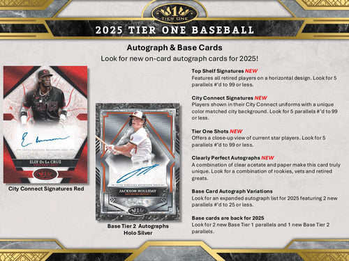 Topps Tier One Baseball 2025 - Hobby Box
