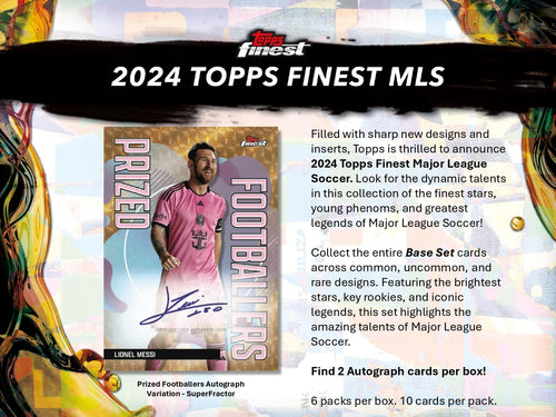 Topps Finest MLS 2024 - Hobby Box
