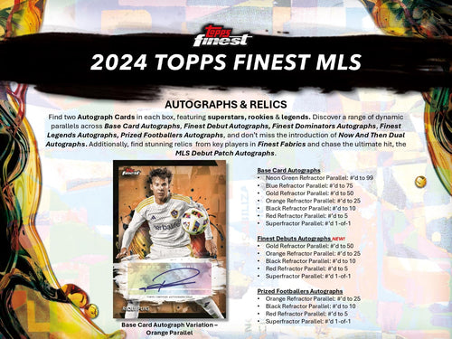 Topps Finest MLS 2024 - Hobby Box