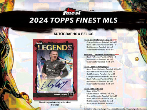 Topps Finest MLS 2024 - Hobby Box