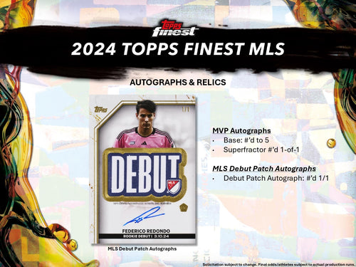 Topps Finest MLS 2024 - Hobby Box