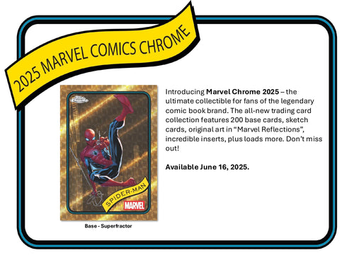 Topps Chrome Marvel 2025 - Value Box
