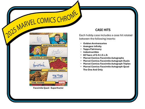 Topps Chrome Marvel 2025 - Value Box