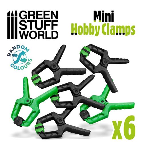 Green Stuff World: Mini Hobby Clamps - 6 stk.