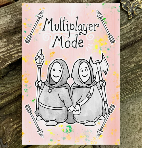 Postkort: Multiplayer Mode (med kuvert)