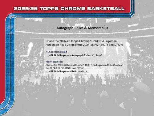 Topps Chrome Basketball 2025/26 - Jumbo Box