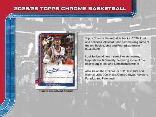Topps Chrome Basketball 2025/26 - Mega Box