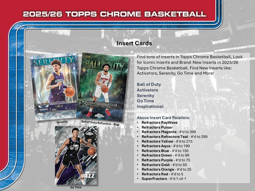 Topps Chrome Basketball 2025/26 - Value Box