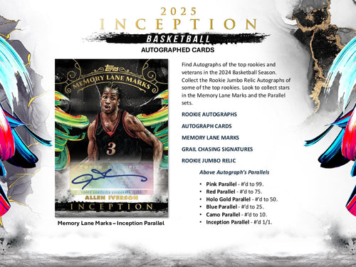 Topps Inception Basketball 2024/25 - Hobby Box