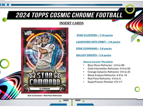 Topps Cosmic Chrome Football 2024 - Hobby Box