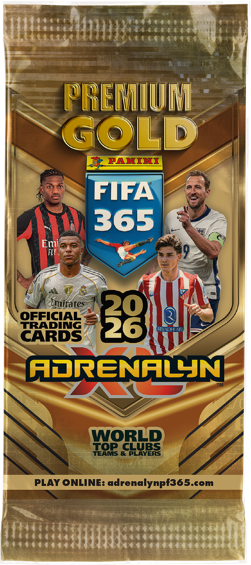 Panini FIFA 365 AdrenalynXL 2026 - Premium Gold Booster