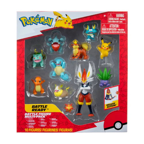 Pokemon: Battle Figure - 10 Pack with Cinderace