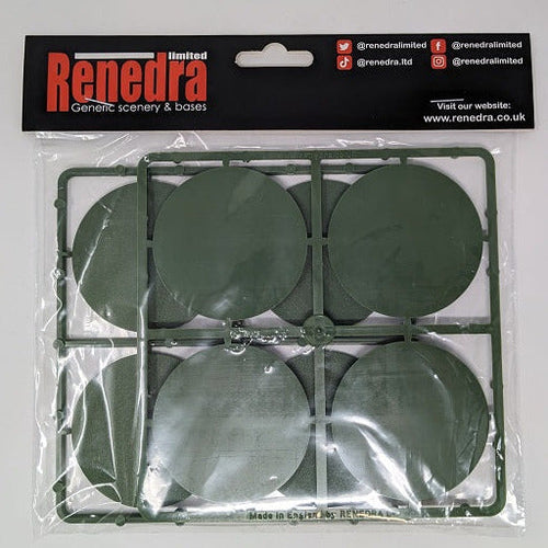 60mm Round Bases (Flat)