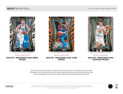 Panini Select Basketball 2024/25 - Hobby Blaster Box