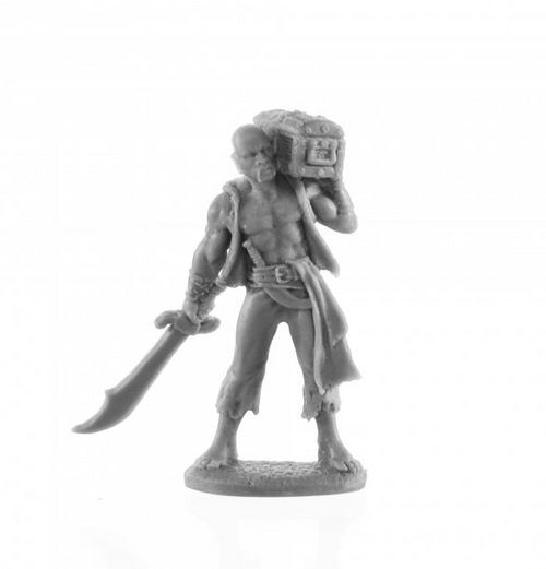Reaper Bones USA: Pirate with Treasure Chest