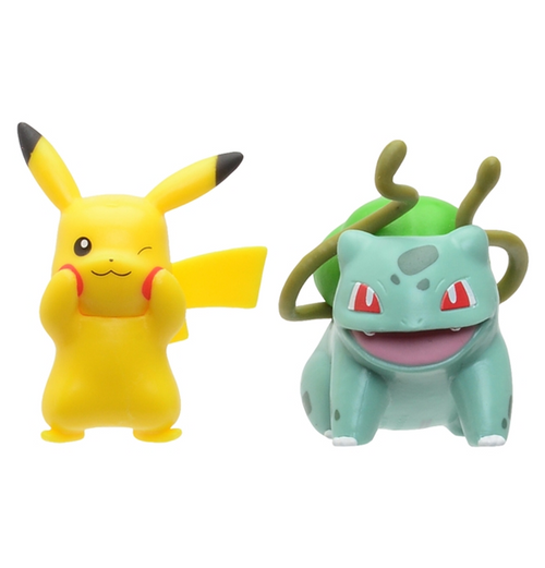 Pokemon: Battle Figure - Bulbasaur & Pikachu