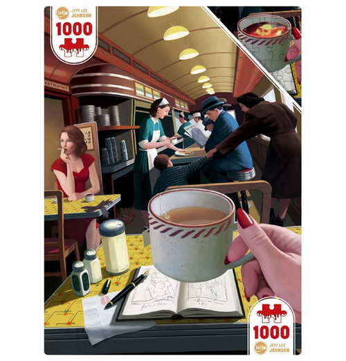 Puzzle Twist: Blue Plate Special - 1000 (Puslespil)