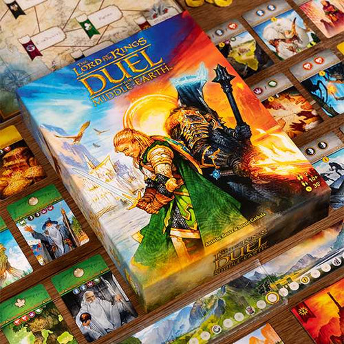 (Beskadiget) The Lord of the Rings - Duel for Middle-Earth (Nordic) - Årets Voksenspil 2024