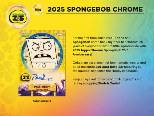 Topps Chrome Spongebob 25th Anniversary - Hobby Box