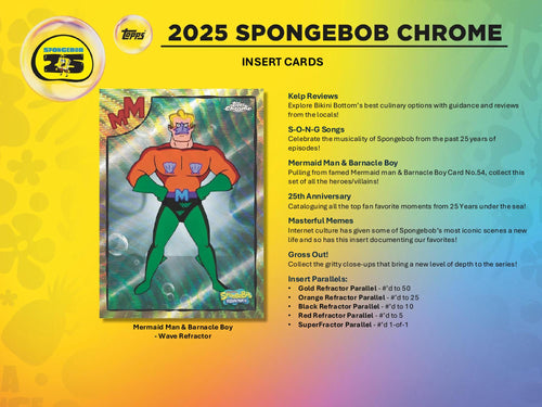 Topps Chrome Spongebob 25th Anniversary - Hobby Box